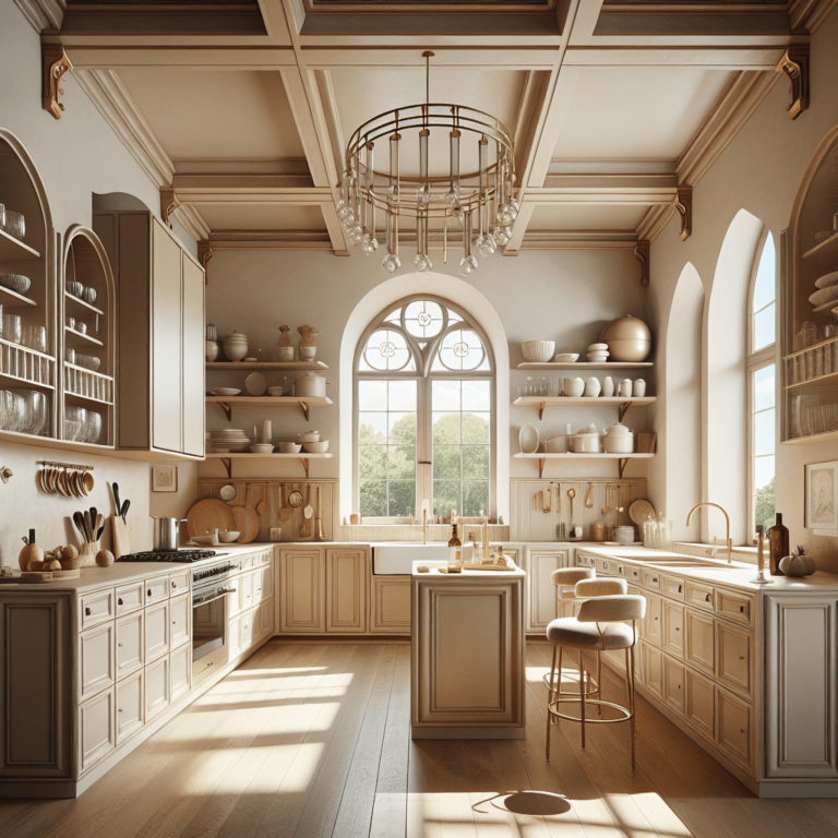 beige Design Küche-München