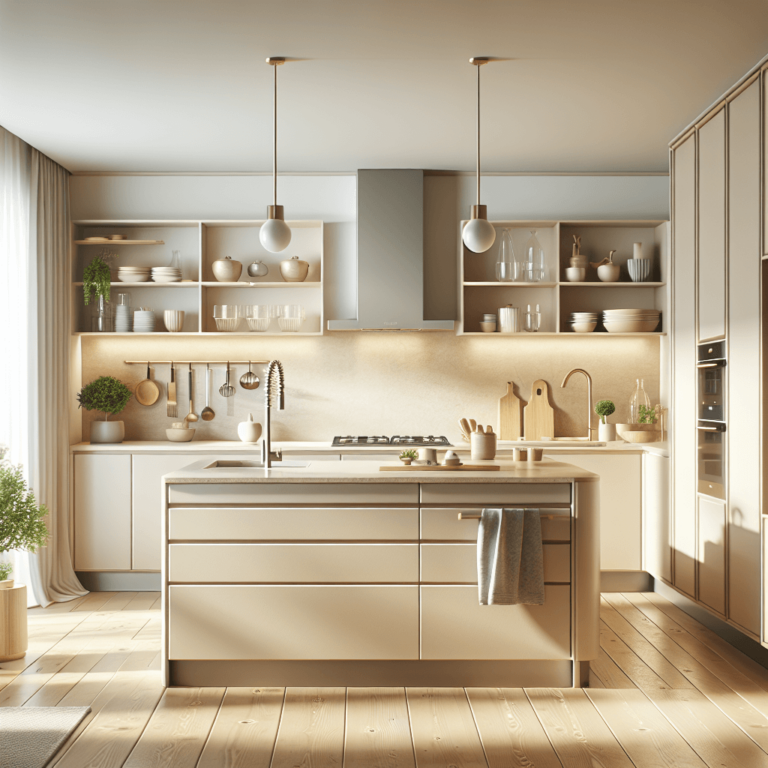 beige Einbauküche-München