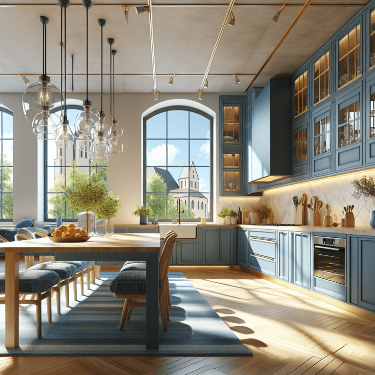 blaue Mediterrane Küche-München