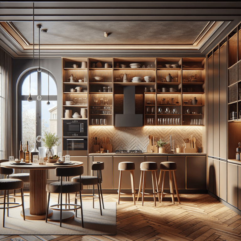 braune Amerikanische Küche-München