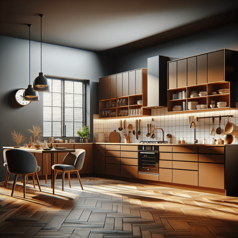 braune Anrichte Küche-München