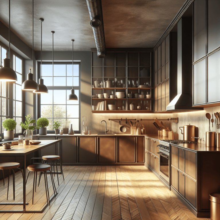 braune Industrielle Küche-München