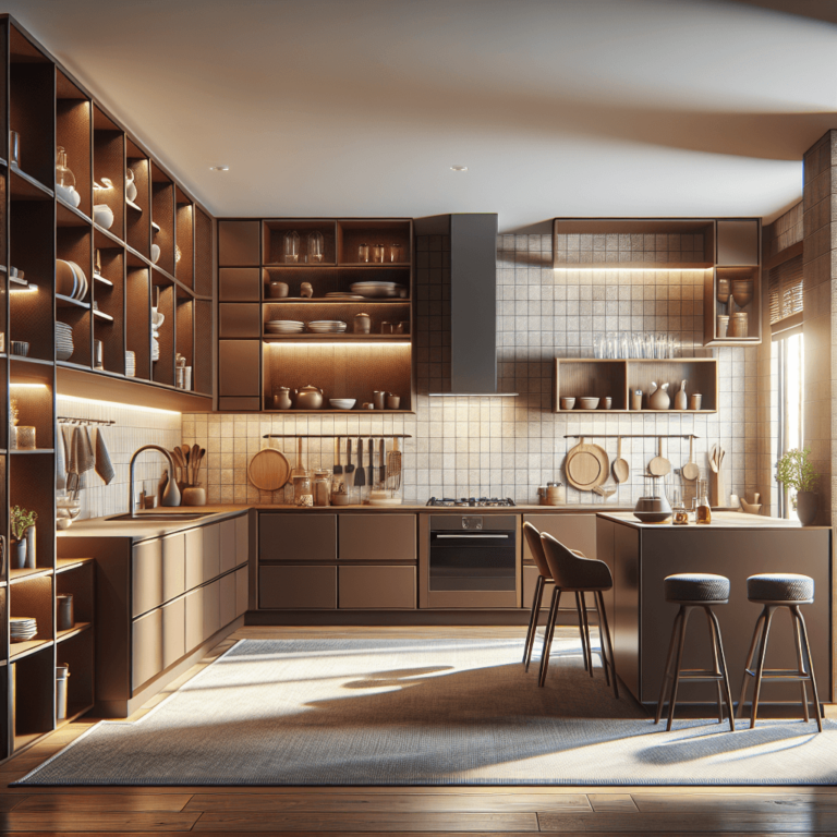 braune Modulare Küche-München