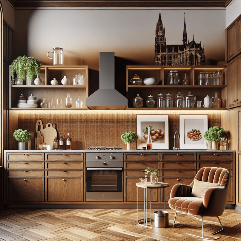 braune Retro Küche-München