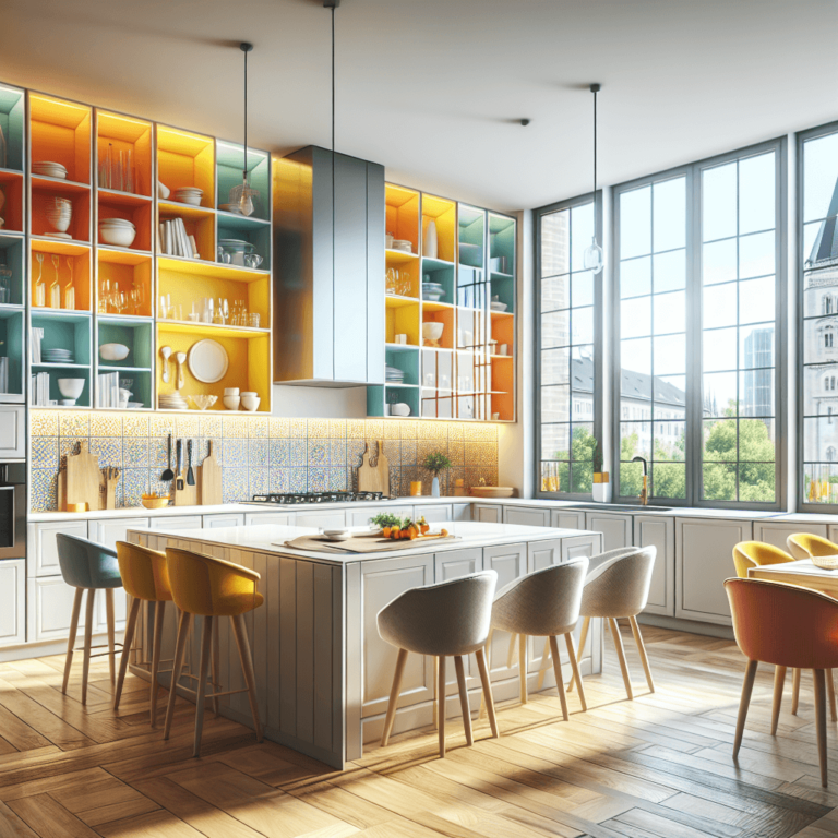 bunte Anrichte Küche-München