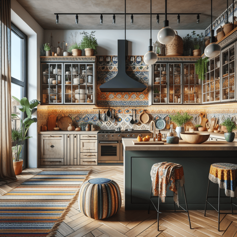 bunte Boho Style Küche-München