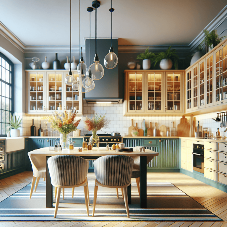 bunte Küche im Art-Deco-Stil-München