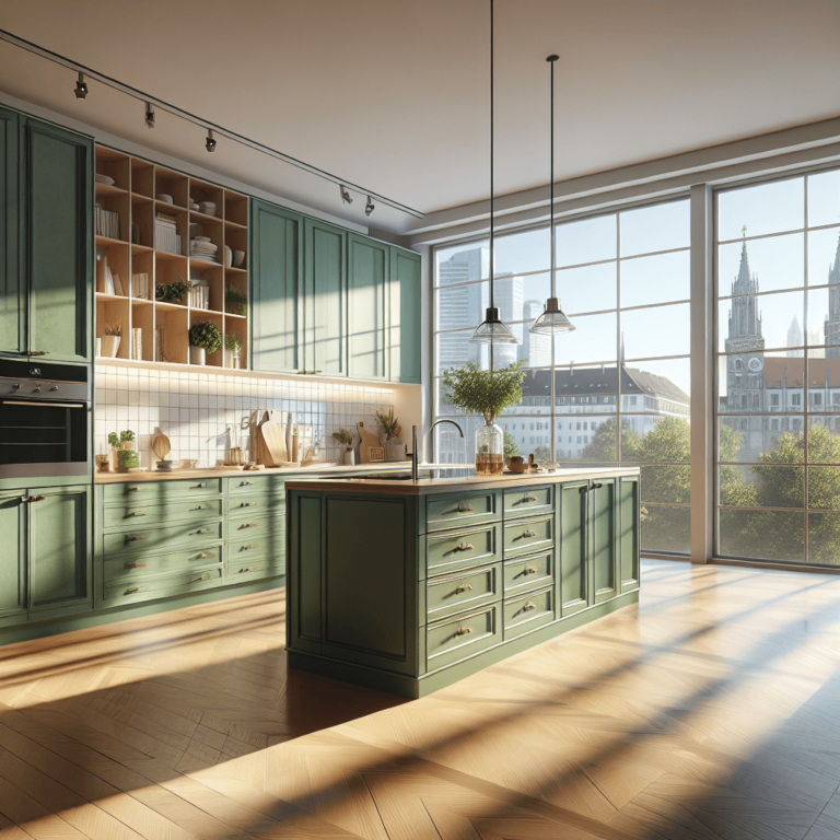 grüne Amerikanische Küche-München