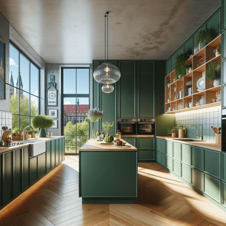 grüne Komplett Küche-München