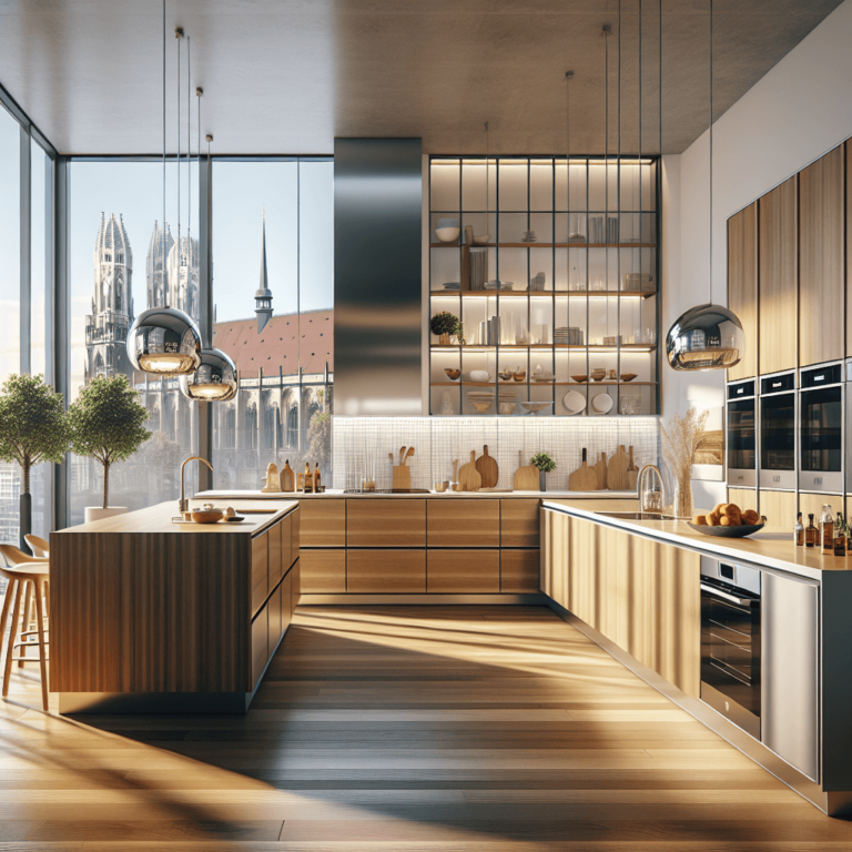 hochglanz Freistehende Küche-München