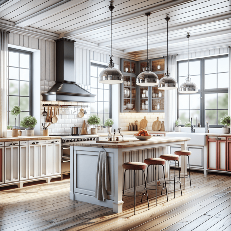 hochglanz Küche im Bauernhausstil-München