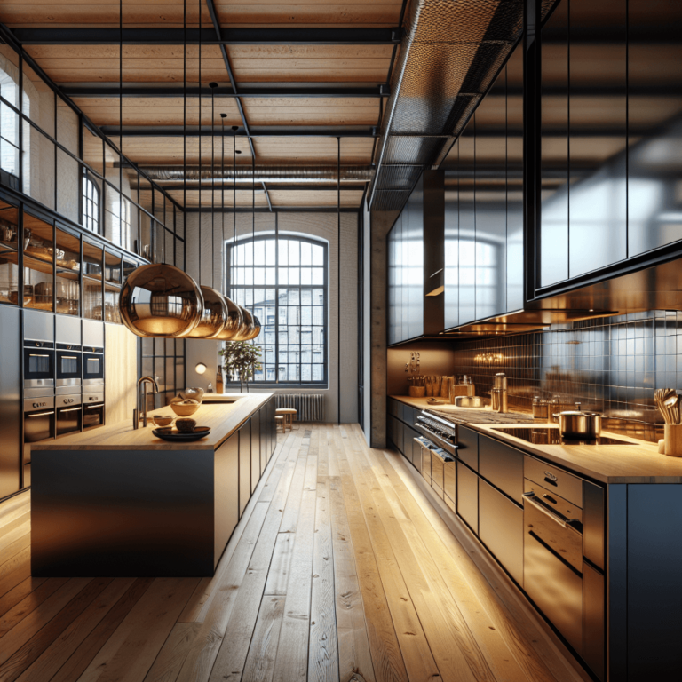 hochglanz Küche im Loftstil-München