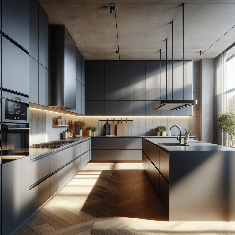 matte Küche in G-Form-München