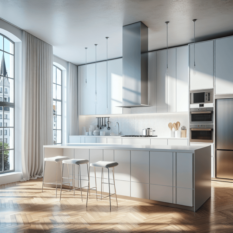 weiße Industrielle Küche-München