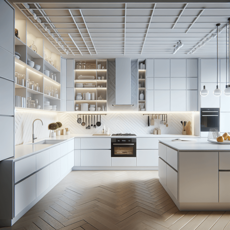 weiße Modulare Küche-München